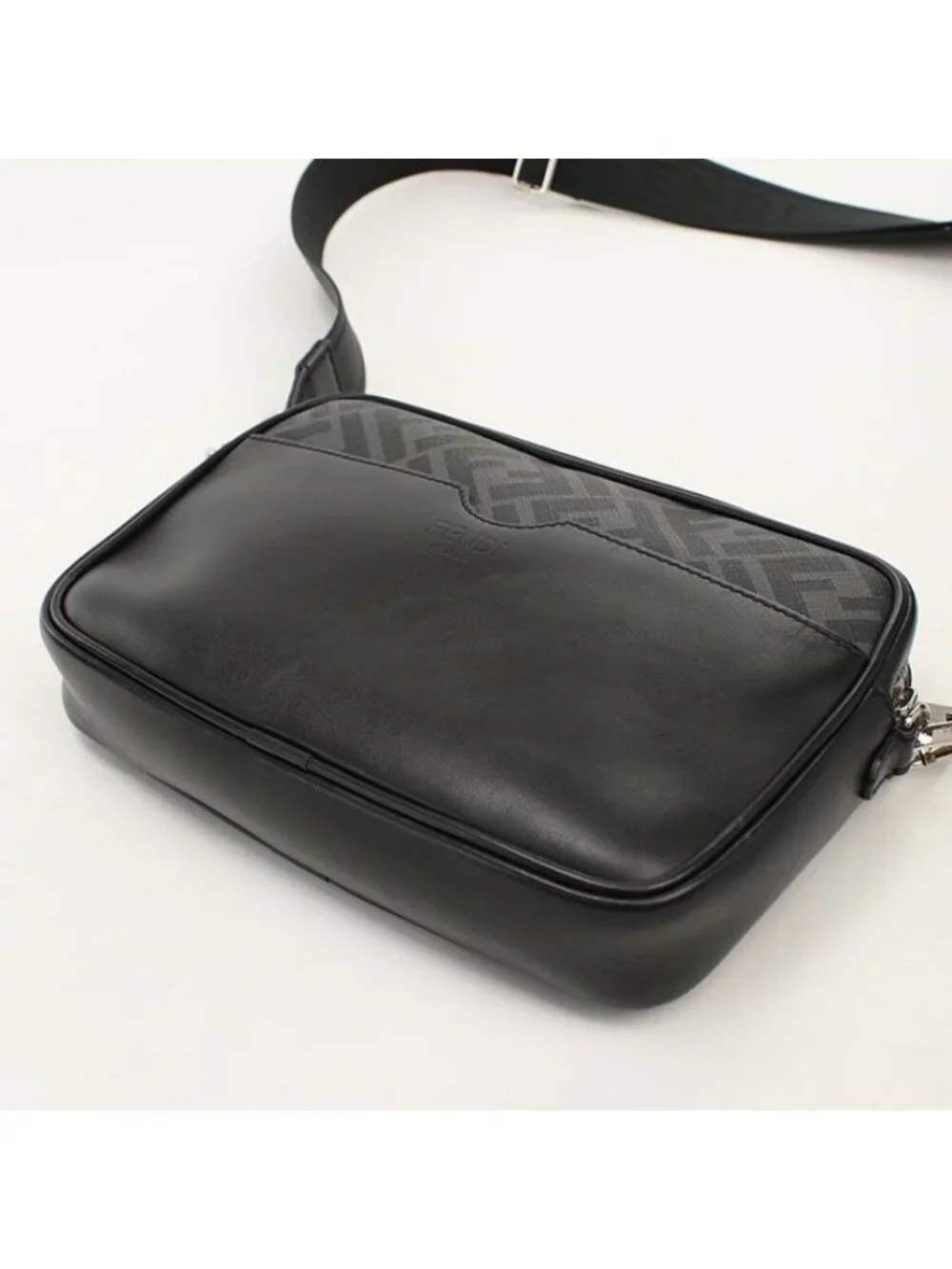 Fendi Camera Case Zucca Shoulder Bag